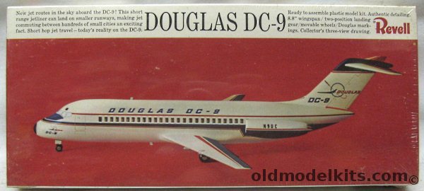 Revell 1/120 Douglas DC-9 - N9DC Prototype, H246-100 plastic model kit